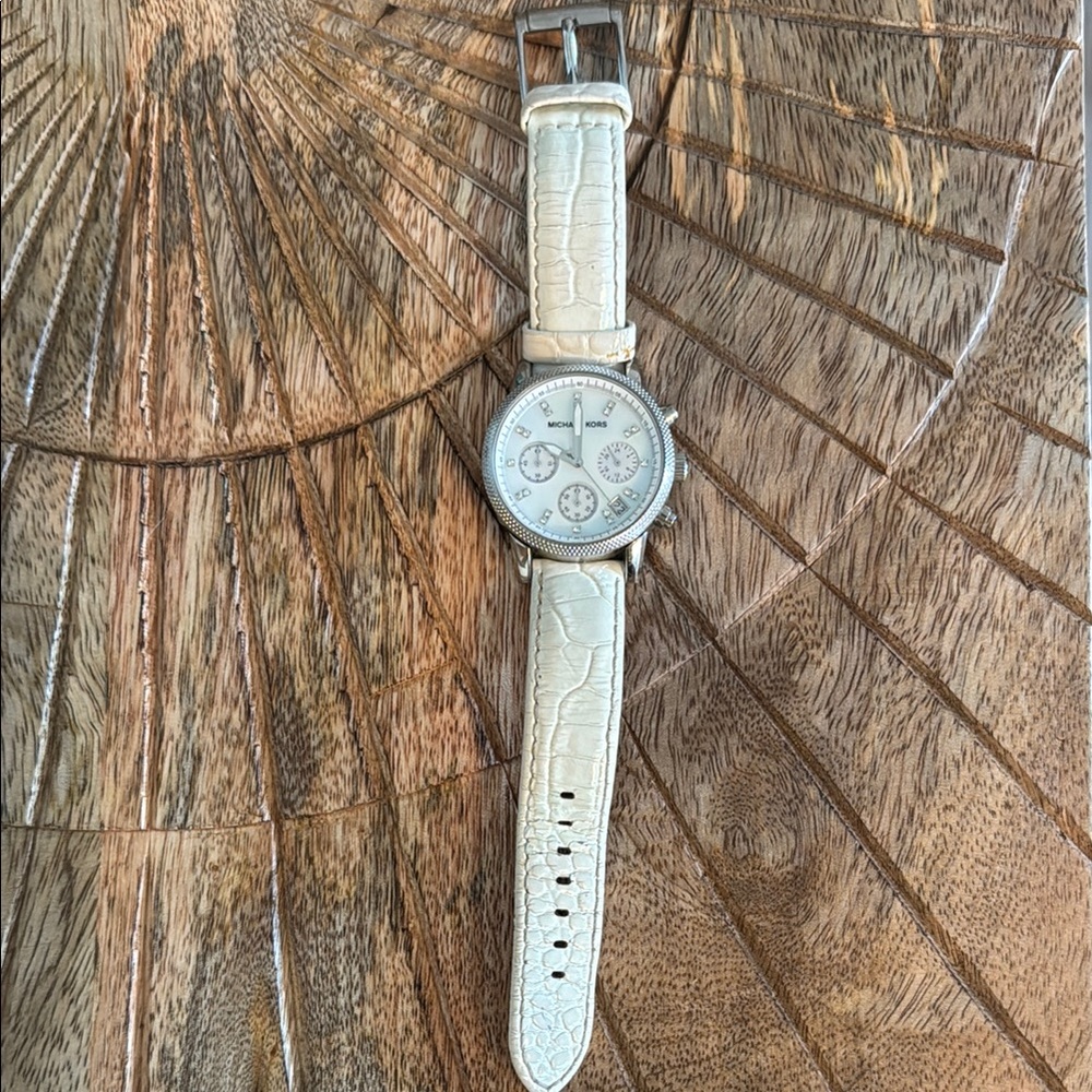 Michael Kors Crocodile Leather Watch